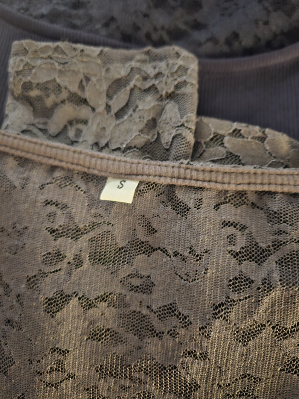 Lace Trim Ribbed Top Bundle - Picture 7 of 7